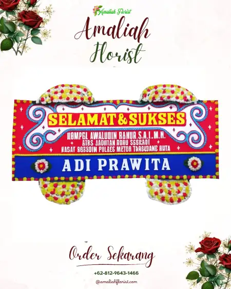 Papan Bunga Ucapan Selamat Banyuglugur